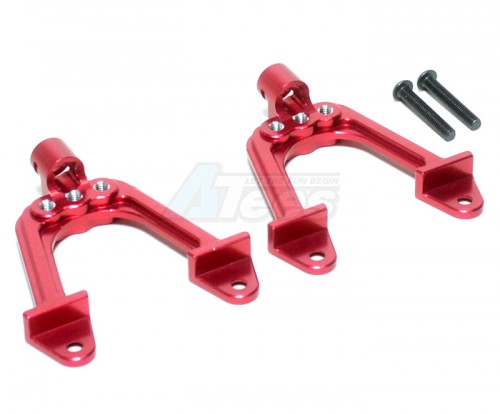 GPM Racing Axial SCX10 Aluminum Rear Support Tower - 1set Red