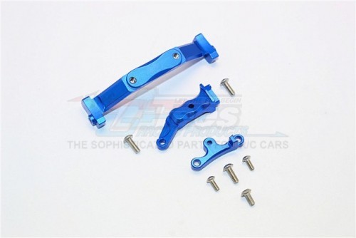 GPM Racing Axial SCX10 II Aluminium Battery Mount 1Set Blue