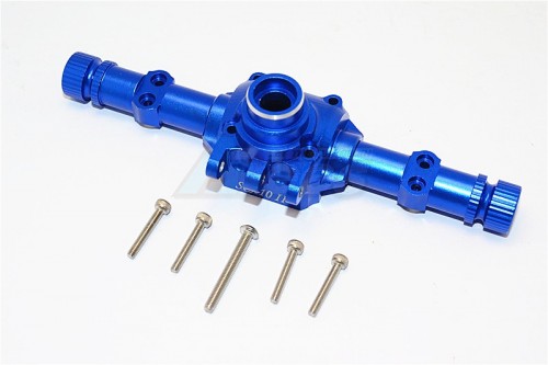GPM Racing Axial SCX10 II Aluminium Front/Rear Axle Housing - 1Set Blue