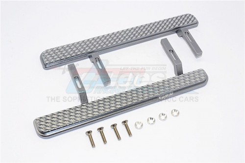 GPM Racing Axial SCX10 II Aluminium Exterior Trail (Parallelogram) 1Pr Set Gun Metal