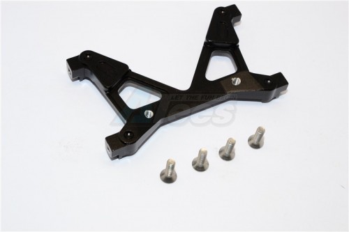GPM Racing Axial SCX10 II Aluminium Rear Chassis Stabilized Mount - 1Pc Set Black