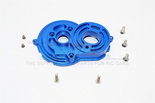 GPM Racing Axial SCX10 II Aluminium Motor Mount - 1Pc Set (For SCX10 II 90046 Only) Blue