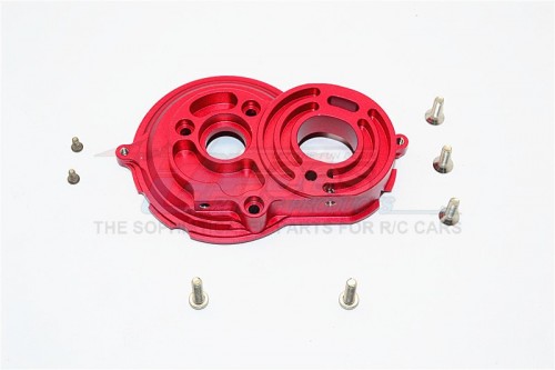 GPM Racing Axial SCX10 II Aluminium Motor Mount - 1Pc Set (For SCX10 II 90046 Only) Red