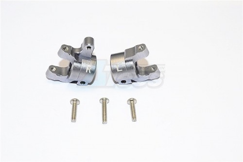 GPM Racing Axial SCX10 II Aluminium C Hub - 1Pr Set Gun Metal