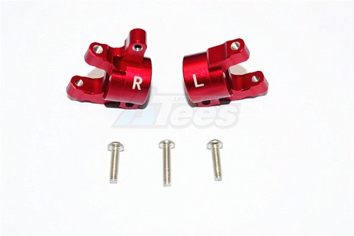 GPM Racing Axial SCX10 II Aluminium C Hub - 1Pr Set Red