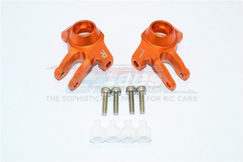 GPM Racing Axial SCX10 II Aluminium Front Knuckle Arm - 1Pr Set Orange