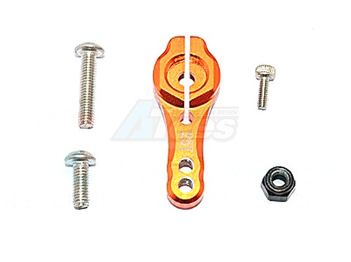 GPM Racing Axial SCX10 II Aluminium 25T Servo Horn - 1Pc Set Orange