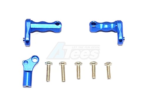 GPM Racing Axial SCX10 II Aluminium Transmission Case -2Pcs Set for Kit only (For SCX10 II 90046 Only) Blue