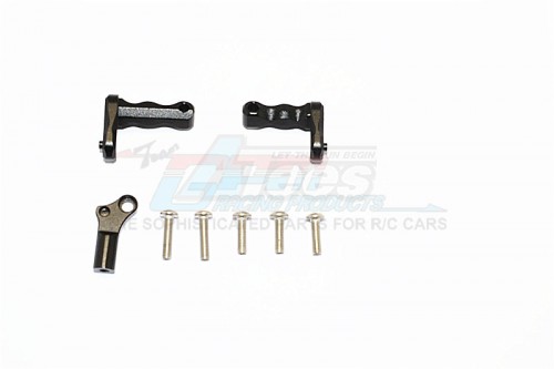 GPM Racing Axial SCX10 II Aluminium Transmission Case -2Pcs Set for Kit only (For SCX10 II 90046 Only) Black