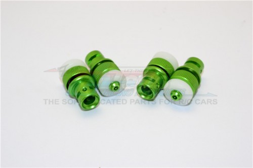 GPM Racing Axial SCX10 II Aluminium Front+Rear Magnet Body Mount - 1Set Green