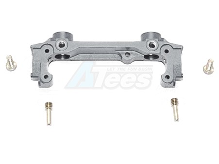 GPM Racing Axial SCX10 II Aluminium Front Bumper Mount - 1Pc Set Gun Metal