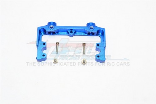 GPM Racing Axial SCX10 II Aluminium Rear Bumper Mount - 1Pc Set Blue