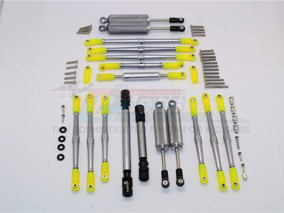 GPM Racing Axial SCX10 II Aluminium Chassis Lift Up Combo (Switch From 77MM To 100MM) - 1Set GMY
