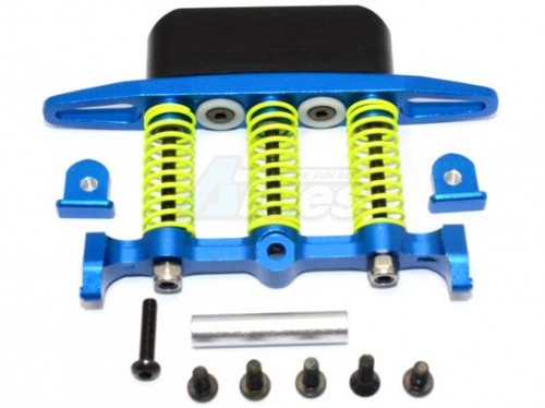 GPM Racing Axial SCX10 Aluminium Front Bumper Absorber - 1Set Blue