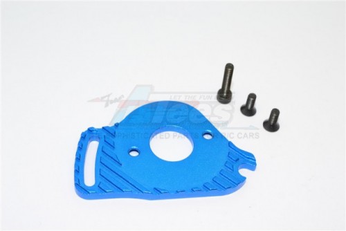 GPM Racing Traxxas Slash 4X4 Aluminium Motor Heatsink Mount - 1Pc Set (For Slash 4X4 Low-CG 68086-21 Version) Blue