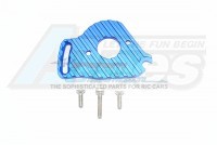 GPM Racing Traxxas E-Revo Aluminium Motor Plate With Heat Sink Fins - 4Pcs Set Blue