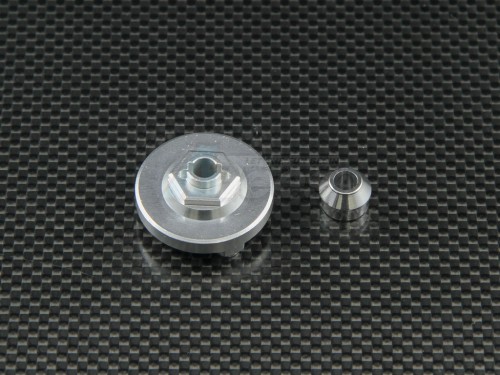 GPM Racing Traxxas Slash 4X4 Aluminum Slipper Shaft Bearing Adaptor 2 Pieces Silver