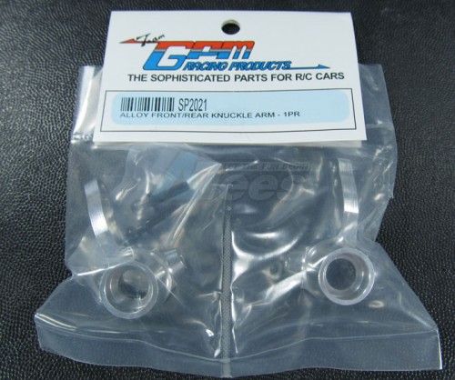 GPM Racing HPI Sprint 2 Aluminum Front Knuckle Arm 1 Pair Silver
