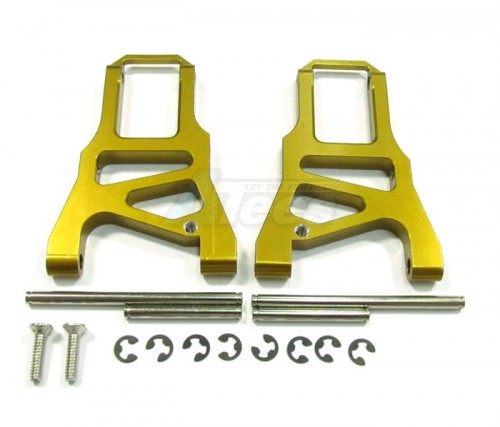 GPM Racing HPI Sprint 2 Aluminum Front Arm With Screws & Pins & E-clips 1 Pair Set Golden Black