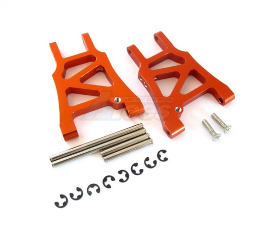 GPM Racing HPI Sprint 2 Aluminum Rear Arm With Screws & Pins & E-clips 1 Pair Set Orange