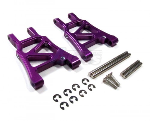 GPM Racing HPI Sprint 2 Aluminum Rear Arm With Screws & Pins & E-clips 1 Pair Set Purple