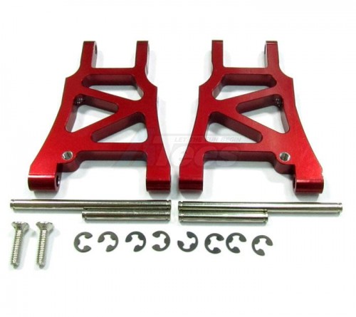 GPM Racing HPI Sprint 2 Aluminum Rear Arm With Screws & Pins & E-clips 1 Pair Set Silver