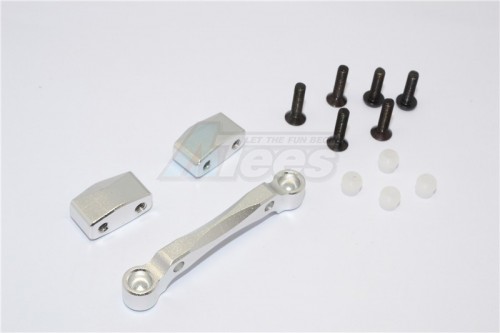 GPM Racing HPI RS4 SPORT 3 Aluminium Front Arm Bulk - 1Set Silver