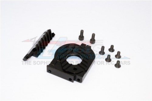 GPM Racing HPI RS4 SPORT 3 Aluminium Motor Heat Sink Mount - 1Set Black