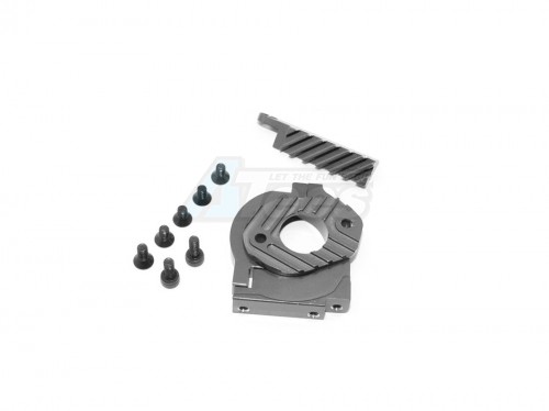 GPM Racing HPI RS4 SPORT 3 Aluminium Motor Heat Sink Mount - 1Set Gun Metal