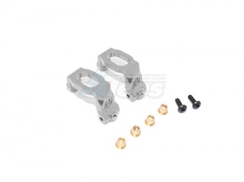 GPM Racing HPI RS4 SPORT 3 Aluminium Front C-Hub - 1Pair Silver