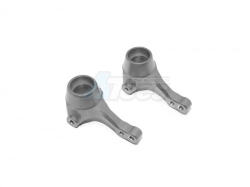 GPM Racing HPI RS4 SPORT 3 Aluminium Front Knuckle Arm - 1Pair Gun Metal