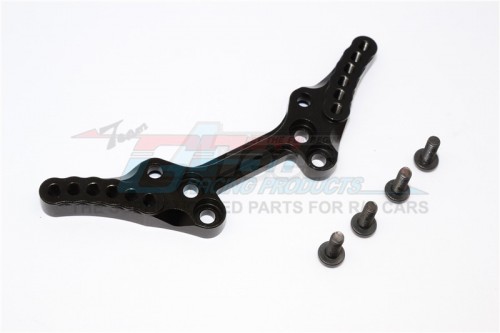 GPM Racing HPI RS4 SPORT 3 Aluminium Rear Shock Tower - 1Pc Set Black