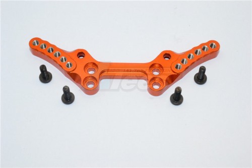 GPM Racing HPI RS4 SPORT 3 Aluminium Rear Shock Tower - 1Pc Set Orange
