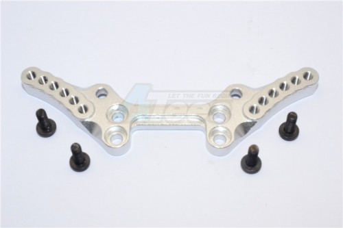 GPM Racing HPI RS4 SPORT 3 Aluminium Rear Shock Tower - 1Pc Set Silver