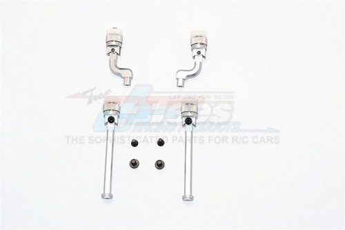 GPM Racing HPI RS4 SPORT 3 Aluminium Front+Rear Magnet Body Mount For Bmw M3 E30 - 1Set Gun Metal