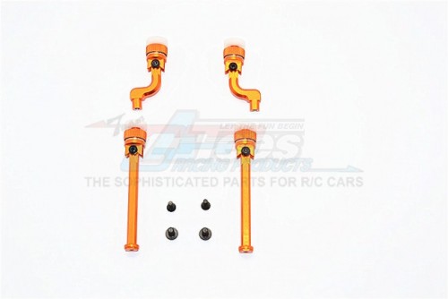 GPM Racing HPI RS4 SPORT 3 Aluminium Front+Rear Magnet Body Mount For Bmw M3 E30 - 1Set Orange