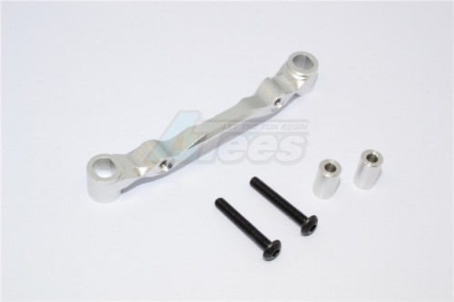 GPM Racing HPI RS4 SPORT 3 Aluminium Rear Body Mount - 1Pc Set Silver