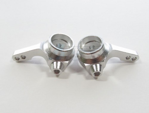 GPM Racing Tamiya TA03 Aluminum Front Knuckle Arm - 1 Pair Silver