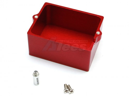 GPM Racing Traxxas T-Maxx Aluminum Receiver Box With Screws - 1Set Red