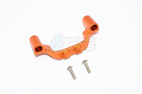 GPM Racing Traxxas E-Revo Aluminum Front Gear Box Protector Mount With Screws - 1pc Set Orange