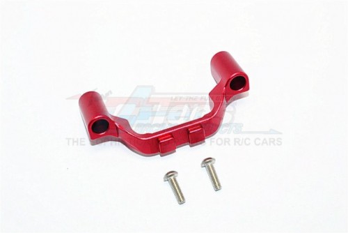 GPM Racing Traxxas Revo Aluminum Front Gear Box Protector Mount With Screws - 1pc Set Red