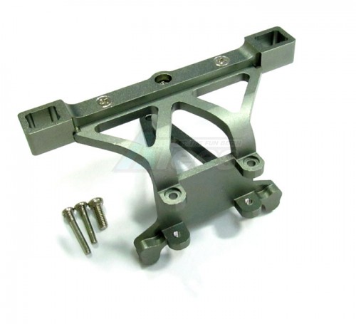 GPM Racing Traxxas E-Revo Aluminum Front Body Post Mount With Screw - 1 Piece Set Gun Metal