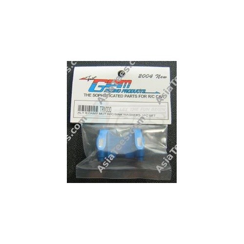 GPM Racing Traxxas Revo Aluminum Rear Damper Mount - 1pc Blue