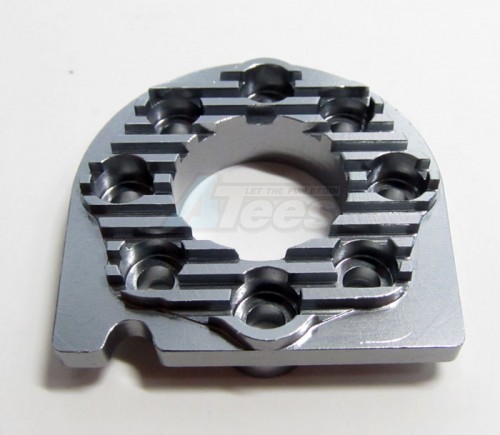 GPM Racing Tamiya TT-01 Aluminum Motor Mount Plate With Heat Sink 1Pc Gun Metal