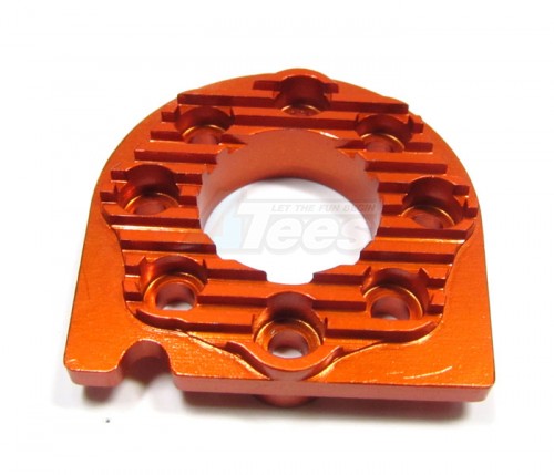 GPM Racing Tamiya TT-01 Aluminum Motor Mount Plate With Heat Sink 1Pc Orange