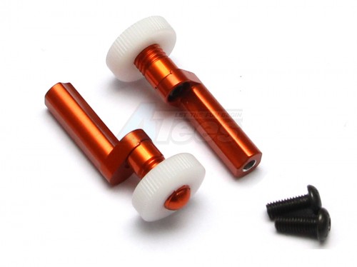 GPM Racing Tamiya TT-02 Aluminum Battery Post - 1pr Orange