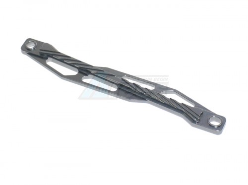 GPM Racing Tamiya TT-02 Aluminum Battery Holder Plate With Heat Sink - 1pc Gun Metal