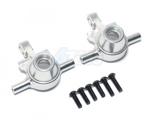 GPM Racing Tamiya TT-02 Aluminum Front Knuckle Arm - 1pr Silver