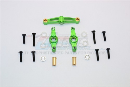 GPM Racing Tamiya TT-02 Aluminum Steering Assembly - 1set Green