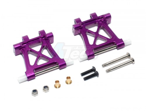 GPM Racing Tamiya TT-02 Aluminum Rear Adjustable Lower Arm - 1pr Purple